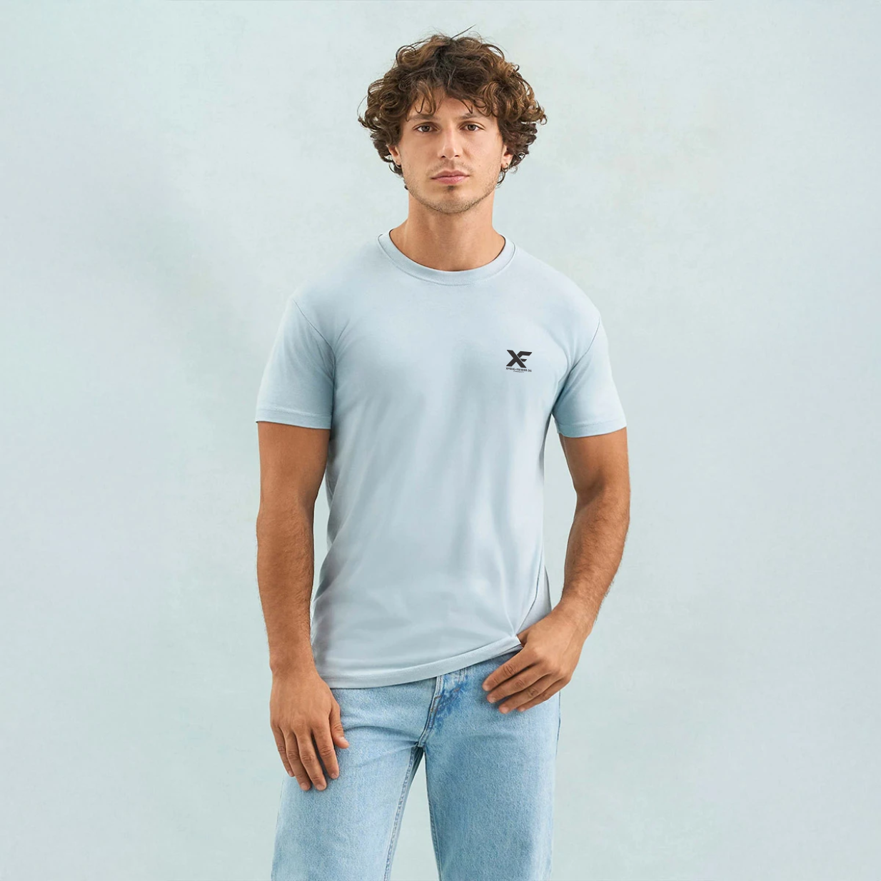 Herren T-Shirt Logo Xpeng-Fahrer